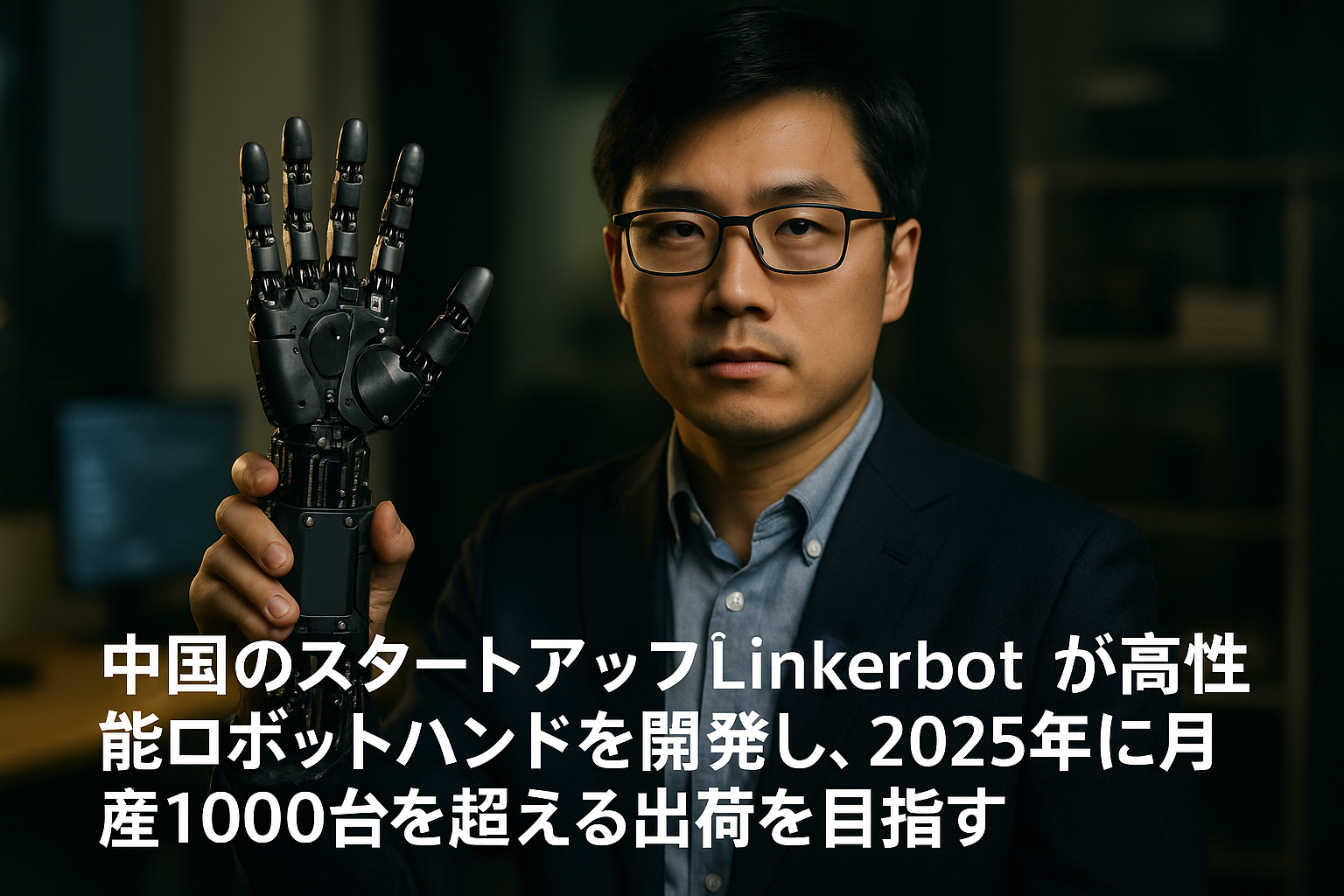 人型ロボットの「手」が売れている。中国・Linkerbot、2026年に5〜10万台体制へ